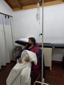 Im Behandlungszimmer in der Krankenstation